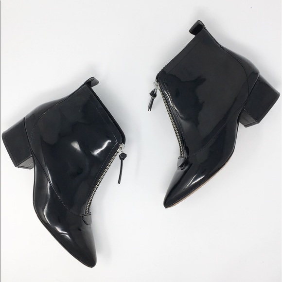 French Connection Shoes - FRENCH CONNECTION | vegan leather patent booties
